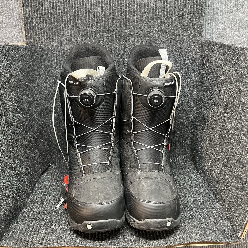 Burton Highline BOA Snowboard Boots Mens 12 Black Imprint 1 Insulated‎ Warm